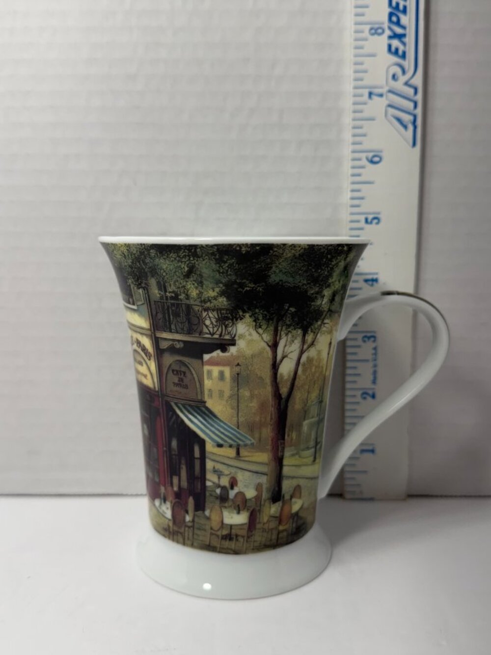 Pimpernel International Cafe Paris Commerce de Vins Italy Scene Porcelain Mug